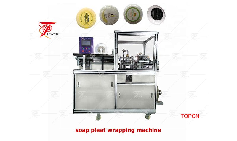 High Quality Fully Automatic Round Toilet Soap Pleated Wrapping Machine Price 