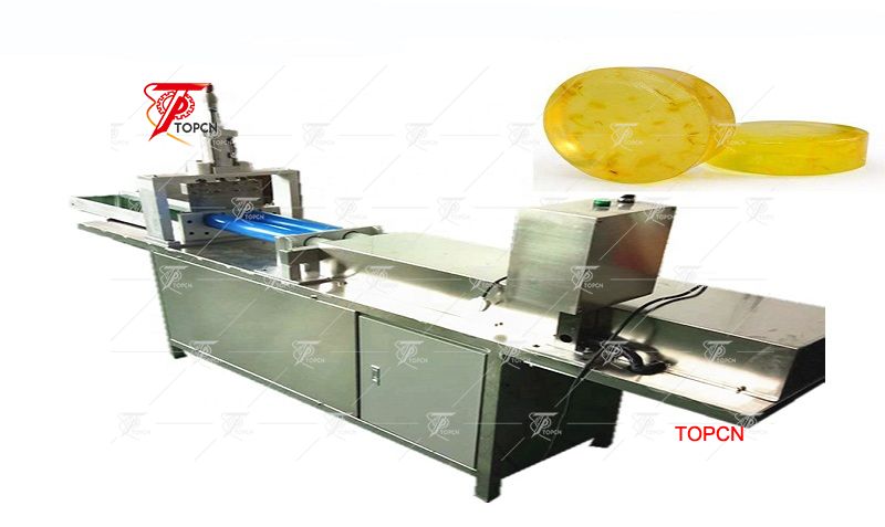 pipe cooling soap pushing and cutting machine  round pipe moulding soap cutter machine