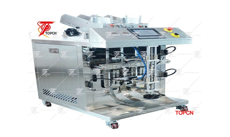 TWO HEADS FACE MASK FILLING AND SEALING MACHINE 