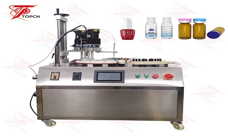 Pharmaceutical Oral Vial Injection Liquid Cosmetics Packing Machine Ceramic Pump Feeding Bottle Filling And Capping Machine 