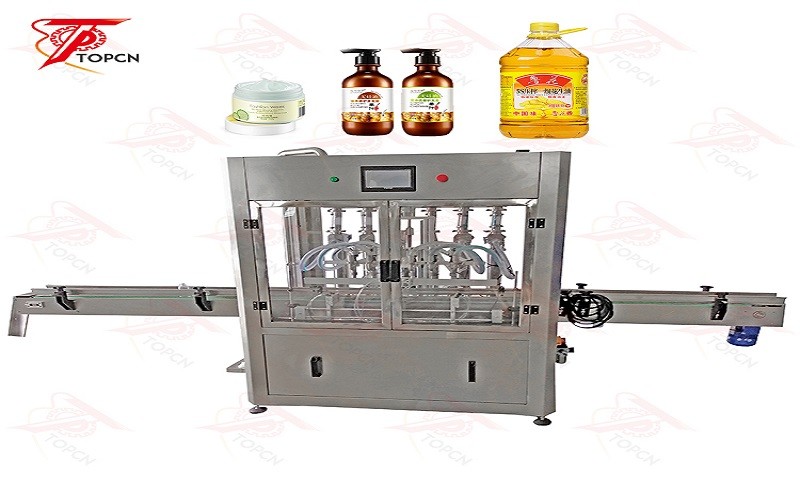 Professional Manufacturer Cream Honey Fruit Puree Soap Detergent 4 6 8 10 Heads Bottle Automatic Paste Liquid Filling Machine