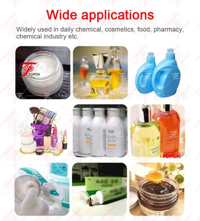 Low price chemicals production equipment small liquid soap making mixing machine