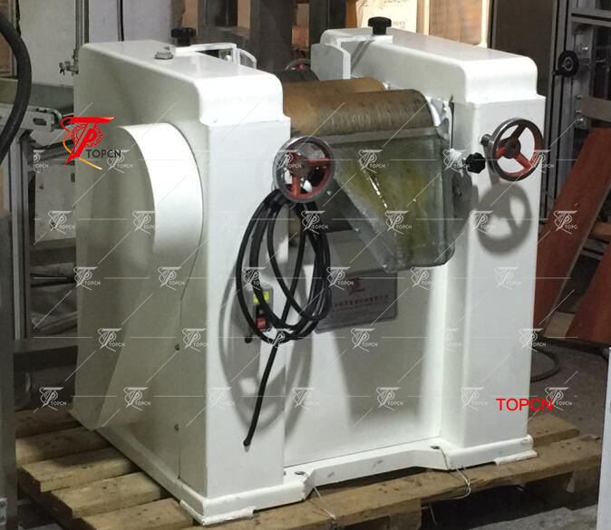 Indonesia Customer ordered mini hotel soap plodder making packaing machine