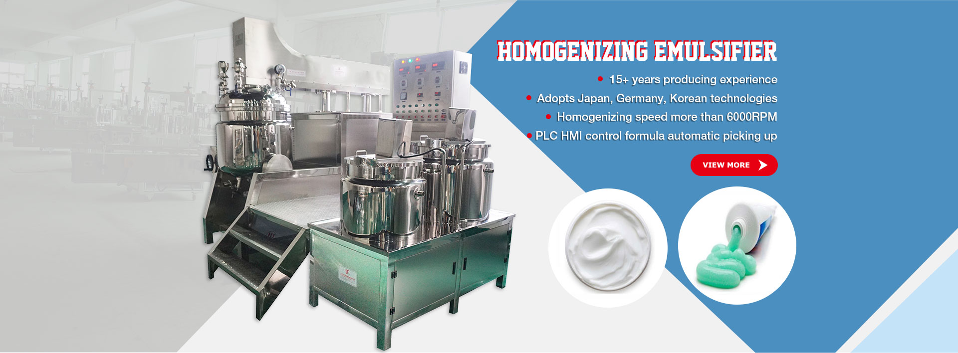 Vacuum Emulsifying Mixer
