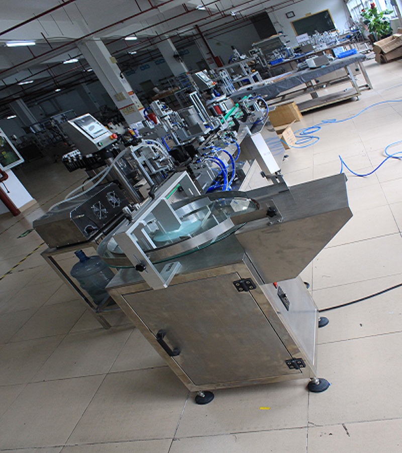 Automatic 5-30ml dropper bottle filing capping machine