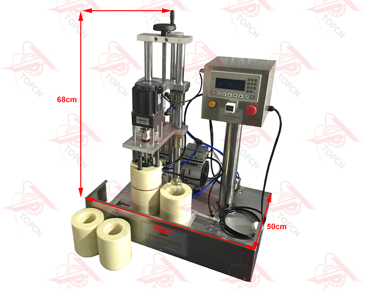 Semi Automatic Vacuum Jar Capping Machine