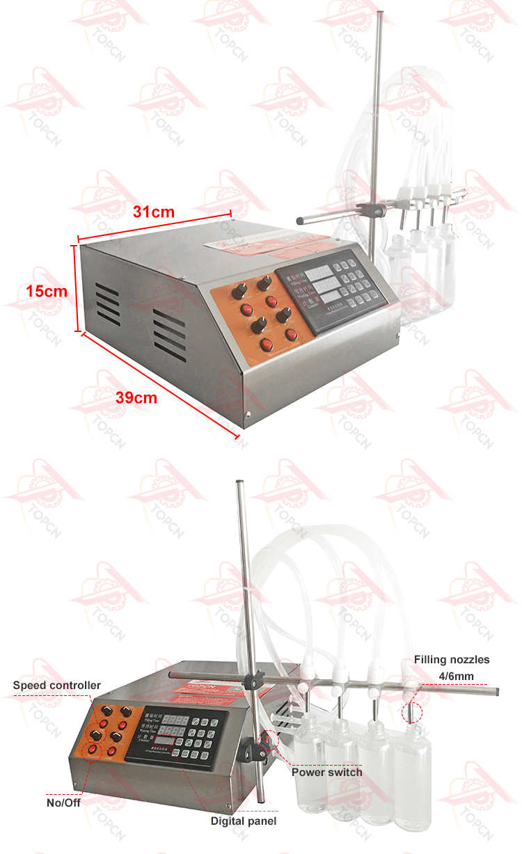 TSFM-1504 Electric Digital Control Pump Filling Machine