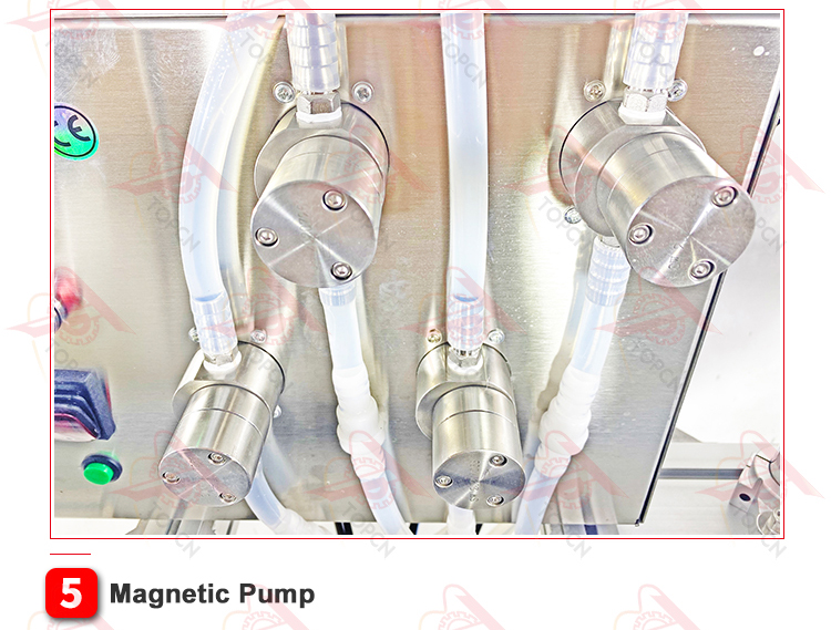 Automatic 4 Heads Diving Head Magnetic Pump Liquid Machine