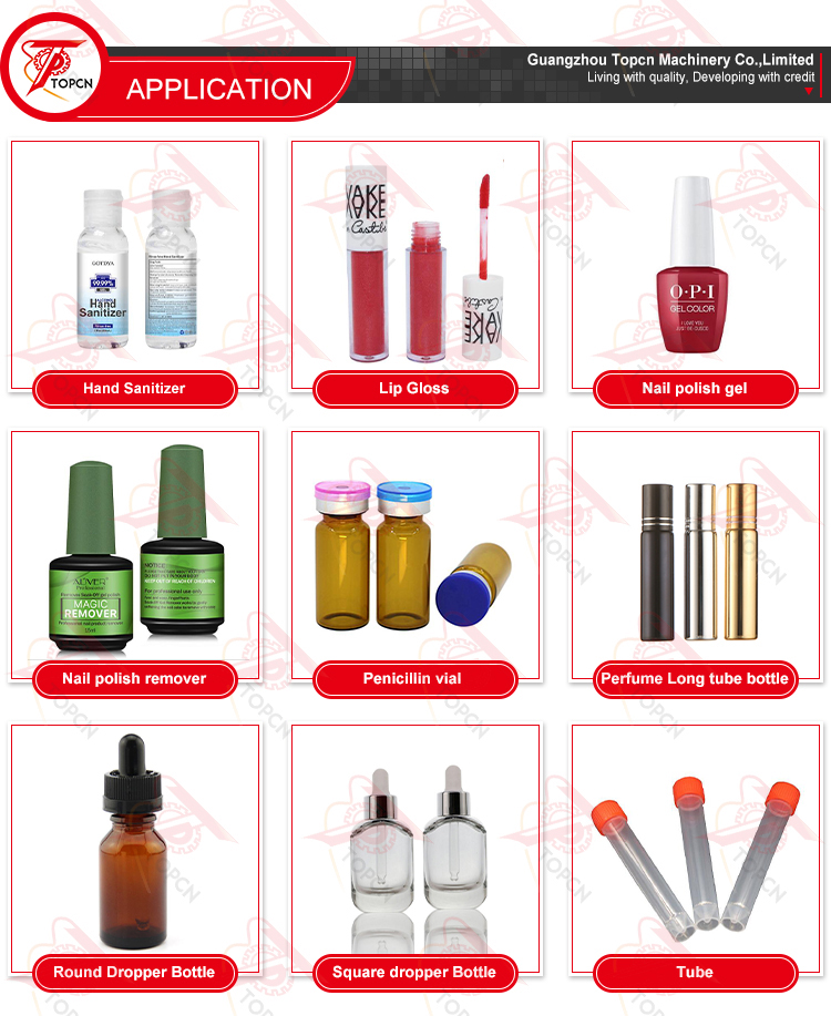 Desktop Cosmetic Essential Oil Eye Drops Liquid Filler Rotary Automatic 2 In 1 Small Glass Bottle Vial Filling Capping Machine