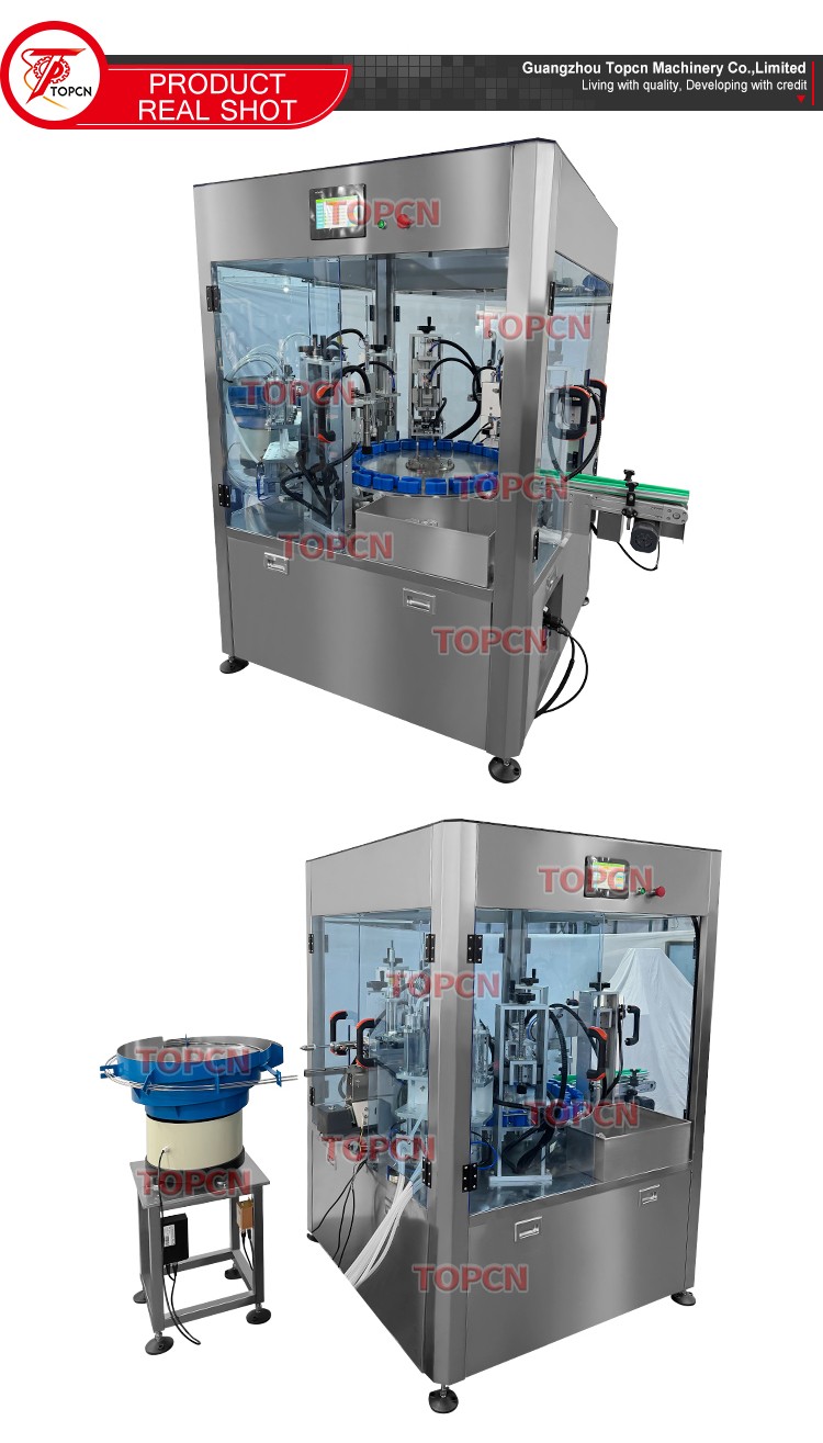 Monoblock Automatic 10ml 30ml 50ml Cologne Spray Liquid Fragrance Filler Bottle Perfume Filling Machine