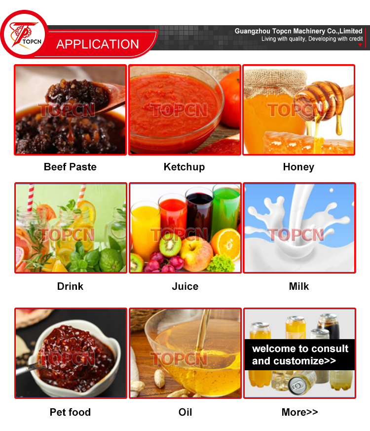 Fully Automatic Glass Bottle Ketchup Jam Peanut Butter Chili Sauce Filling Machine Line
