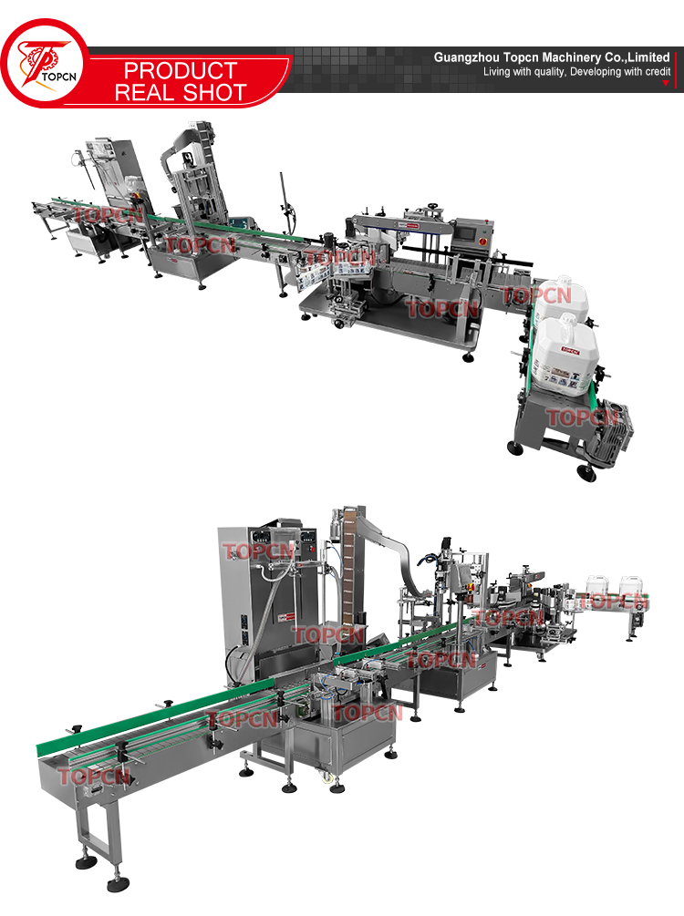 Automatic Linear 5L 20L HDPE Bottle Jerry Can Lubricating Motor Lubricant Lube Oil Weighing Filling Line