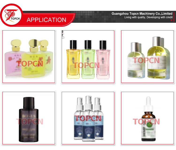 Pneumatic 10 Heads Perfume Jar Filling and Bottle Crimping Machine 30-100ml Small Vial Perfume Filler Machine
