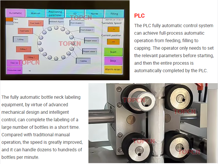 Monoblock Cosmetic Essential Oil Serum Dropper Bottle Automatic Filling Capping and Shrink Sleeve Labeling Production Line
