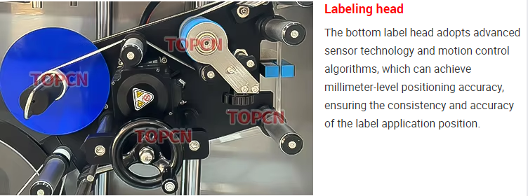 Automatic Cosmetics Box Glass Perfume Bottle Bottom Labeling Machine Flat Surface Adhesive Sticker Label Applicator