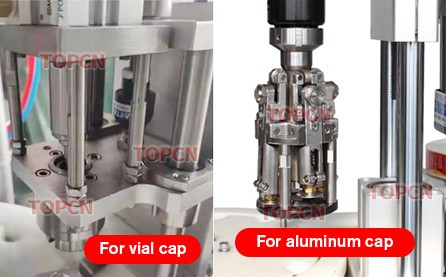 Full Automatic Desktop Peristaltic Pump Small Volume Liquid Glass Vial Filling Stopper Crimping  Capping Machine