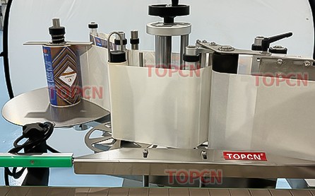 TOPCN New Design Automatic Sauce Round Buckets Bottle Sticker Labeling Machine