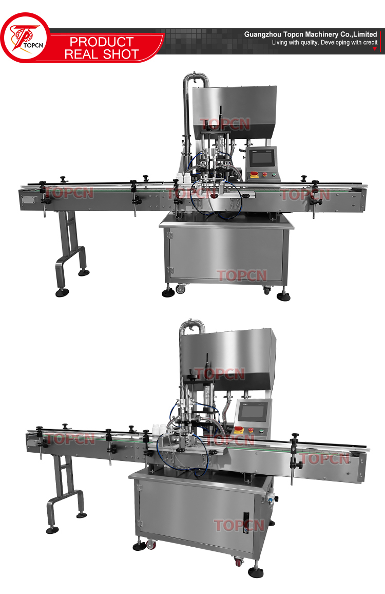 Factory Direct Sales Custom Automatic Double Head Servo Motor Rotor Pump Gear Pump Filling Machine