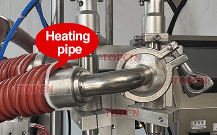 TOPCN Automatic Single Head Petroleum Jelly Vaseline Thick Cream Cosmetic Heating Mixing Filling Machine