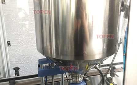 TOPCN Automatic Single Head Petroleum Jelly Vaseline Thick Cream Cosmetic Heating Mixing Filling Machine