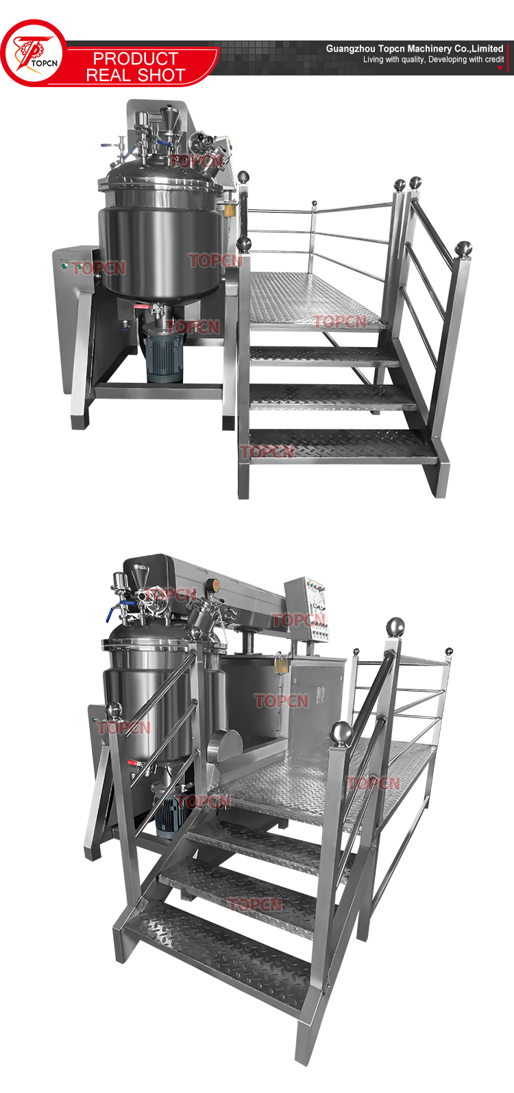 300L Lifting Type Vacuum Homogenizer Emulsifier Mixing Tank High Shear Mixer Homogenizer Cosmetic Cream Hand Soap