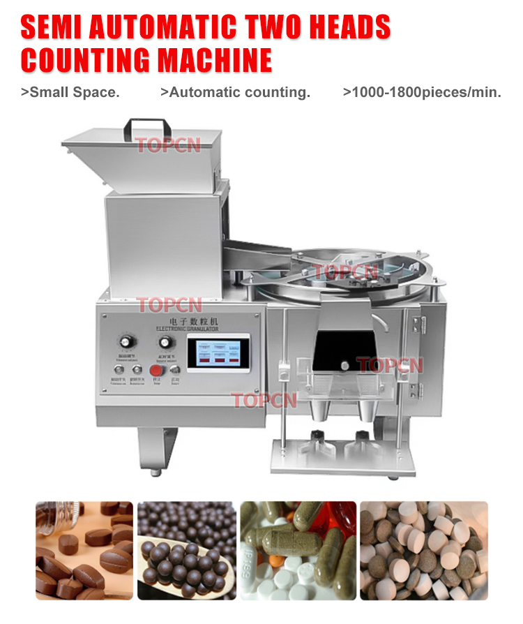 Semi automatic Small Tablet Counting and Filing Machine Pill Counting Machine Manual Capsuled Counter Machine