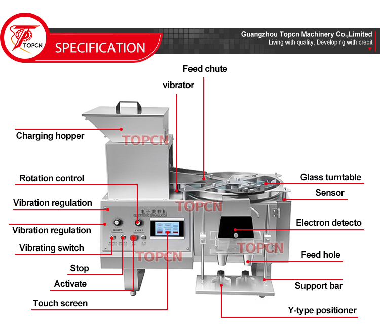 Semi automatic Small Tablet Counting and Filing Machine Pill Counting Machine Manual Capsuled Counter Machine
