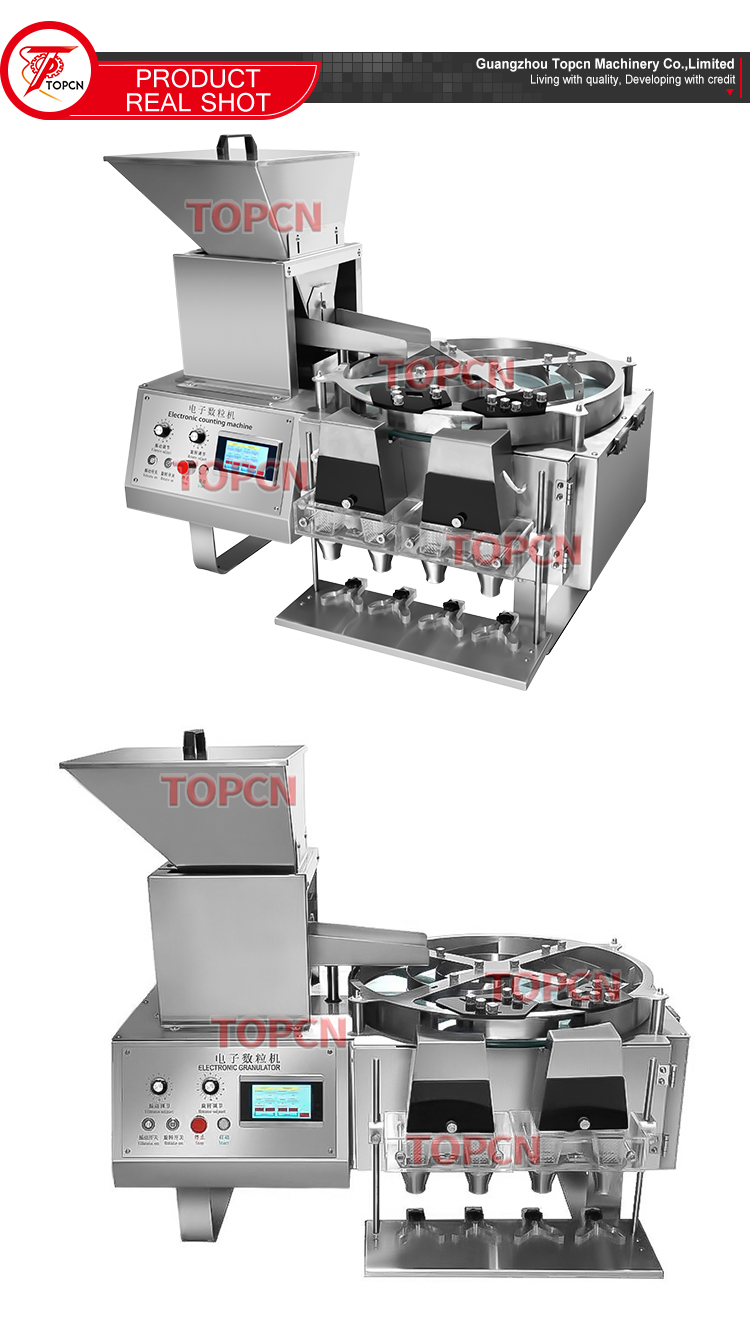 Desktop Semi Automatic Gummy Candy Vitamin Counter Counting Machine