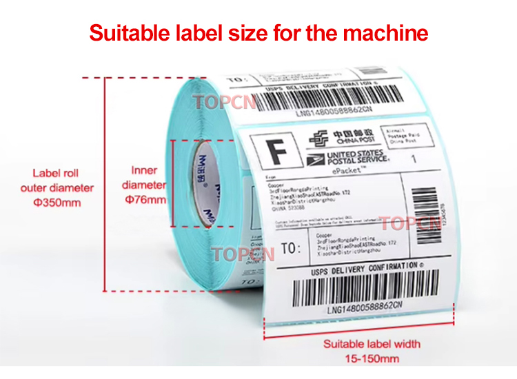 Newly Designed Tabletop Automatic Horizontal Reagent Small Round Vials Bottle Labeling Machine for Plastic Glass Bottle