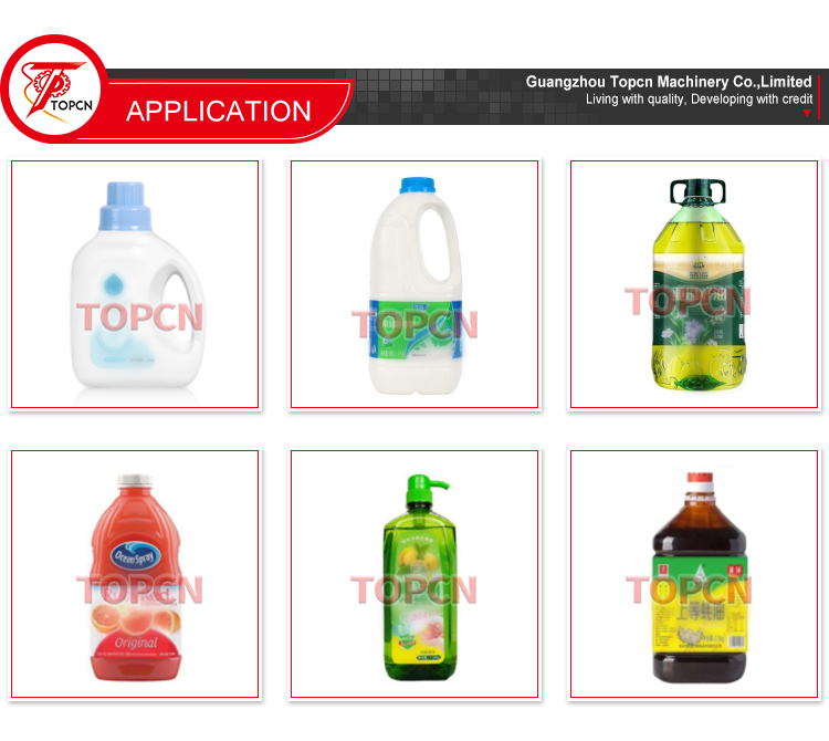 TOPCN Four Heads Engine Oil Tracking Filling Line Skincare Shampoo Detergent Viscous Liquid Paste Tracking Filling Machine