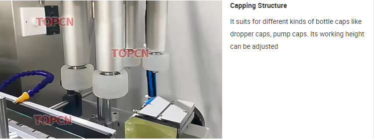 4 Heads Magnetic Pump Chemical Oil Milk Beverage cosmetic Cream Jam Filling Capping and Labeling Machine