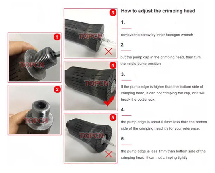 Automatic Liquid Aluminium Perfume Pump Sprayer Bottle Caps Crimping Pressing Capping Machine