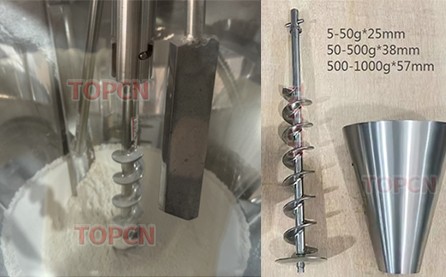 Automatic Industries Chemical Milk Coffee Dry Powder Auger Spics Tea Powder Bottle Filling Capping Labeling Machine