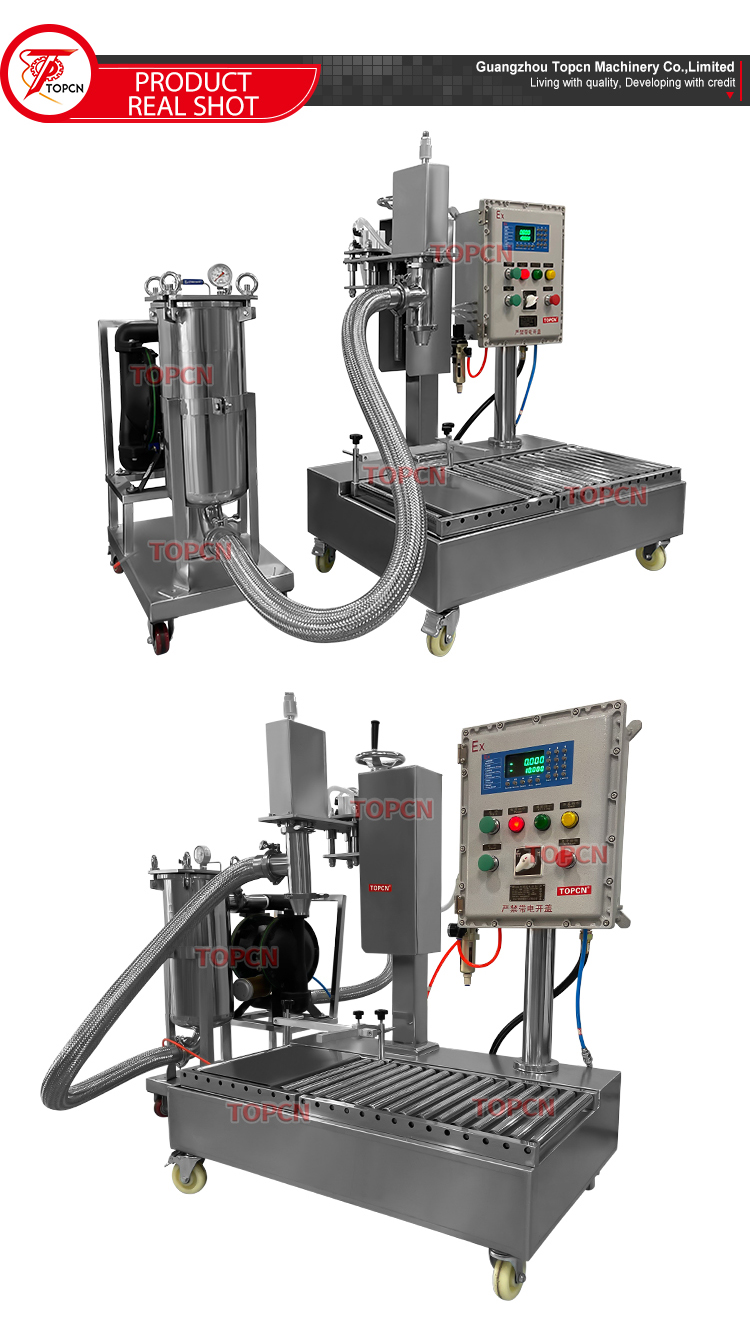 25kg Paint Coating EX Proof Weighing Filling Machine Oil Barrel Filling Machine 25kg Paint Coating EX Proof Weighing Filling Machine Oil Barrel Filling Machine