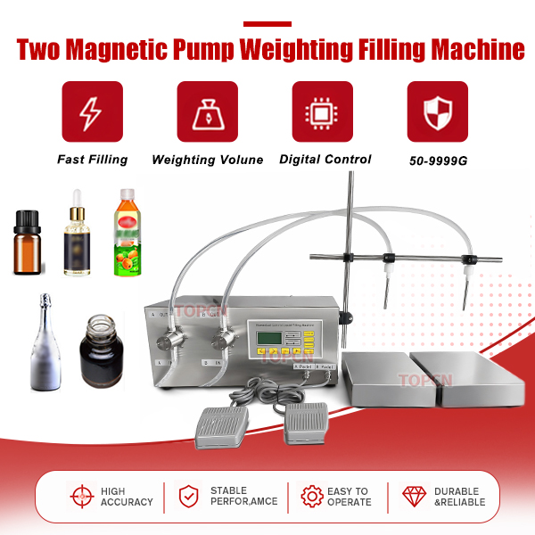 Semi Automatic Desktop Oil Bottle Weighing Filling Machine Semi Automatic Desktop Oil Bottle Weighing Filling Machine
