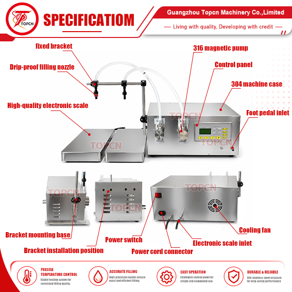Semi Automatic Desktop Oil Bottle Weighing Filling Machine Semi Automatic Desktop Oil Bottle Weighing Filling Machine