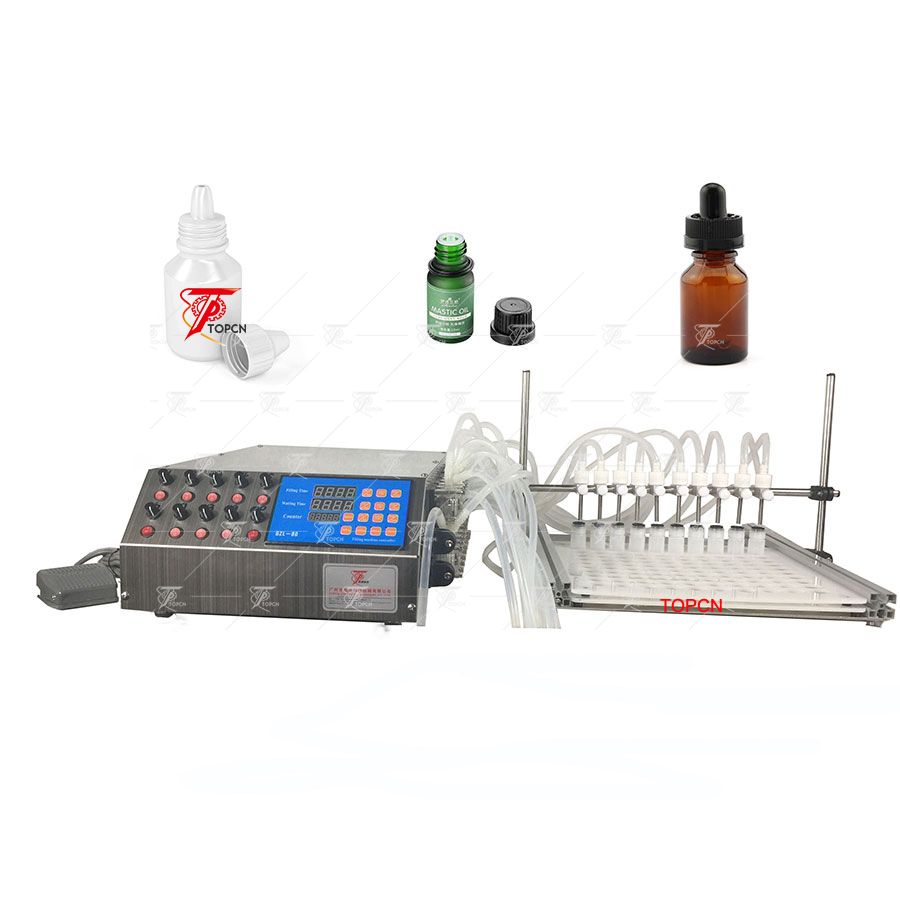 10 nozzles peristaltic pump filling machine