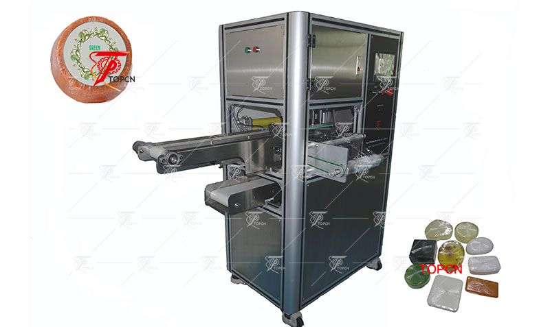 High Quality Automatic Soap PE Stretch Film Wrapping Machine 