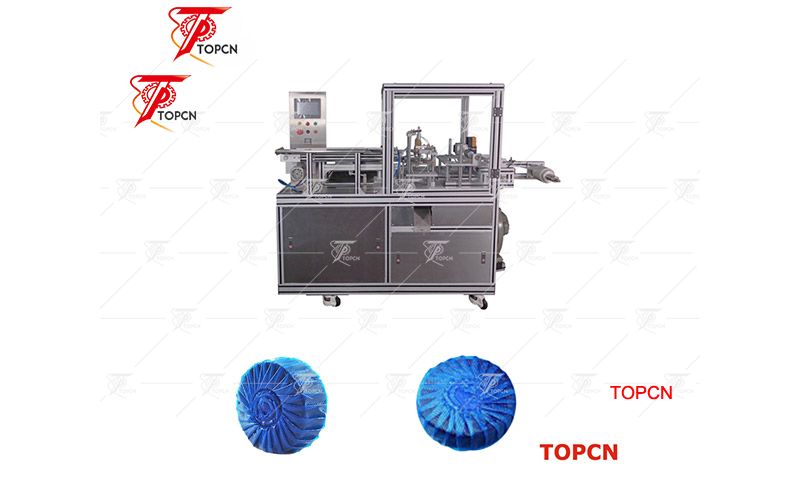  Automatic wrapping machine for toilet block pleated wrapping 