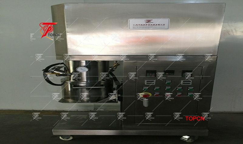 Nigeria Customer ordered 5L High Shear Double Shaft Vacuum Industrial Chemical Mixer