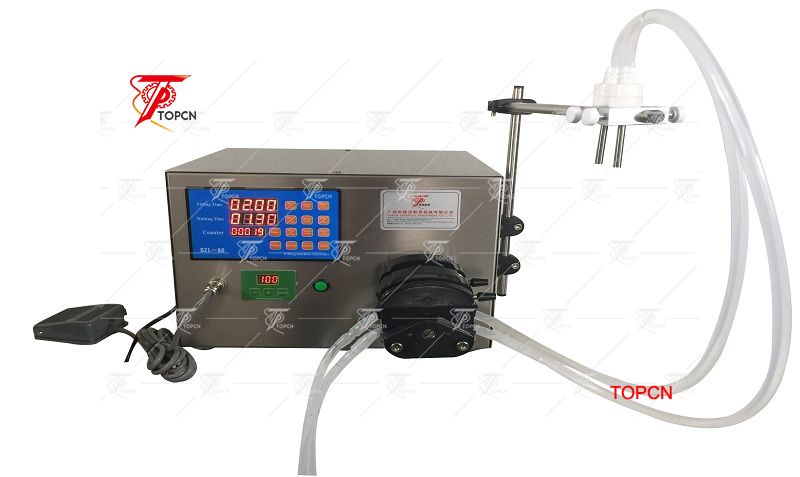 2 Heads Perfume Essential Oil Peristaltic Pump Liquid Filling Machine 