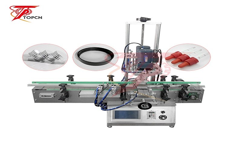 Desktop Automatic Glass Plastic Bottle Capping Machine 