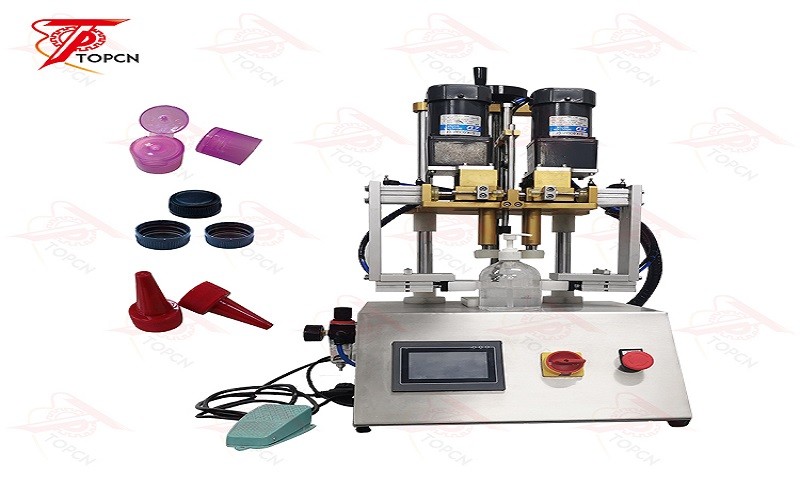 Semi Auto Desktop Plastic Dropper Cap Screw Capping Machine 