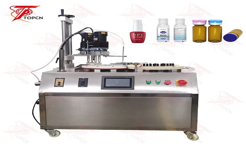 Pharmaceutical Oral Vial Injection Liquid Cosmetics Packing Machine Ceramic Pump Feeding Bottle Filling And Capping Machine