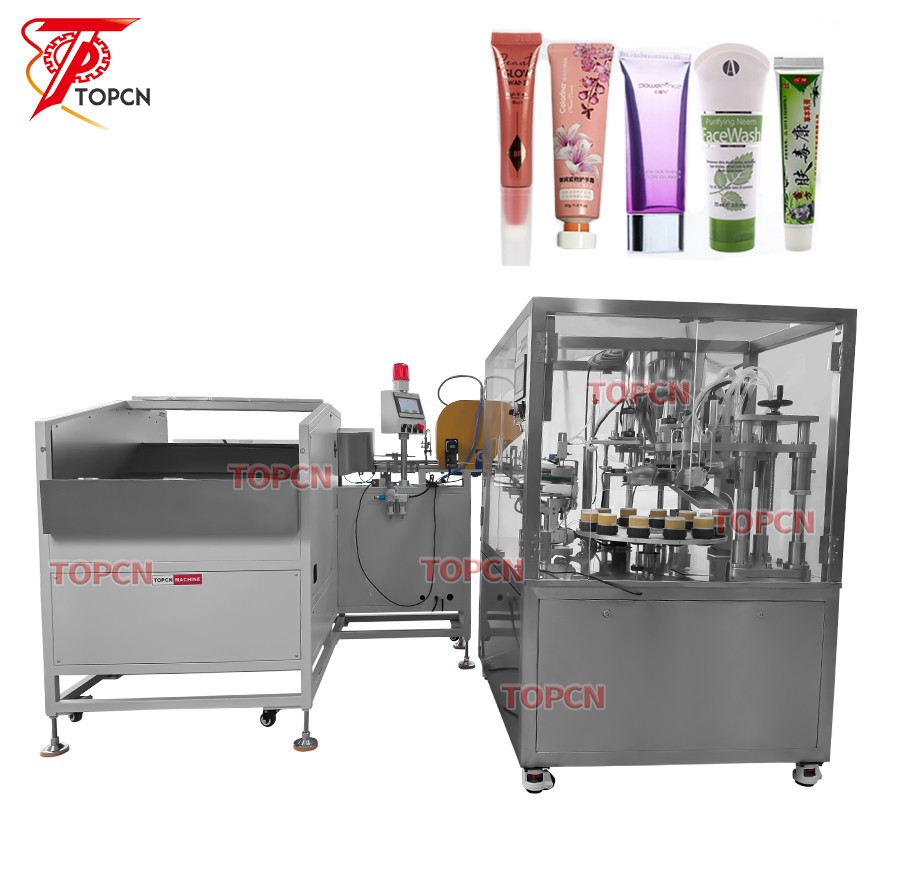 Automatic Toothpaste Cleanser  Plastic Hose  Plastic TubeFilling and Sealing Machine Tube Unscrambler 