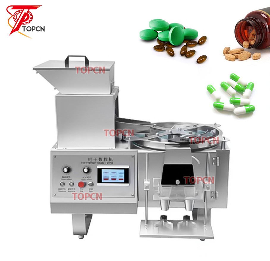 Semi automatic Small Tablet Counting and Filing Machine Pill Counting Machine Manual Capsuled Counter Machine 