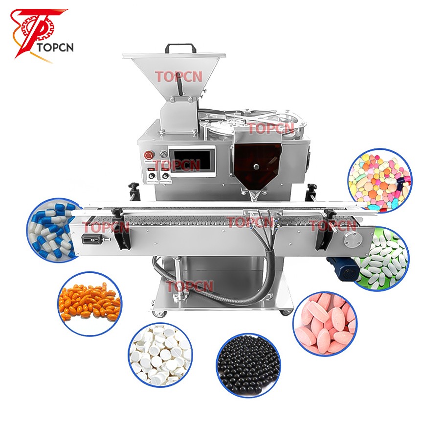 Factory Price Automatic Electronic Capsule Fish Oil Gummy Counter Tablet Counting Machine For Bottle  