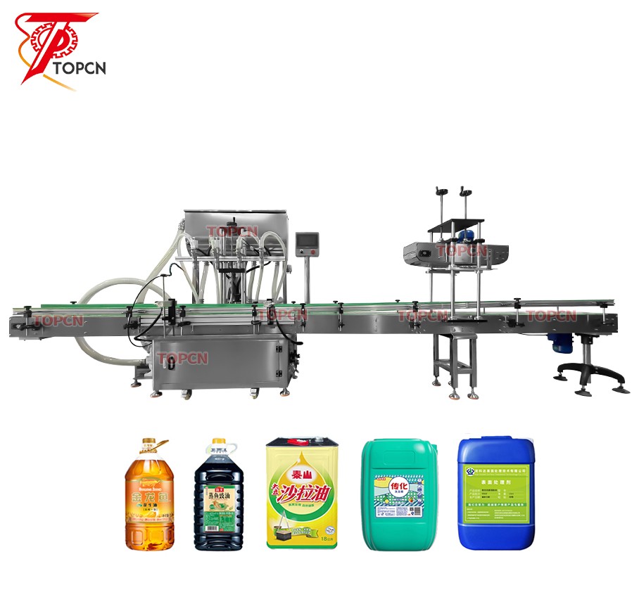 Automatic Viscous Liquid Pail Big Barrel Drum Bucket Cooking Oil Detergent Shower Gel Shampoo Filling Machine Line 