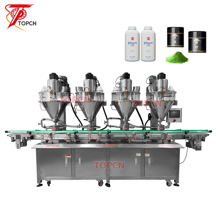 Automatic Auger Tea Powder Chemical Dry Powder Bottle Filling Machine Powder Packaging Machine 