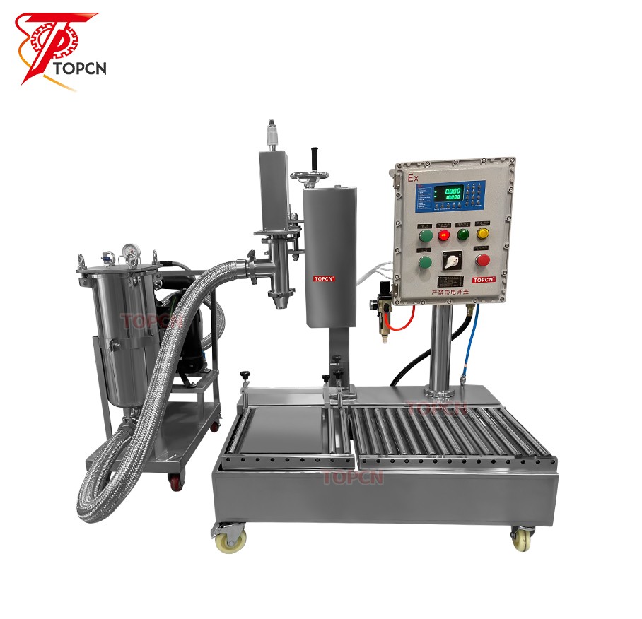 25kg Paint Coating EX Proof Weighing Filling Machine Oil Barrel Filling Machine 